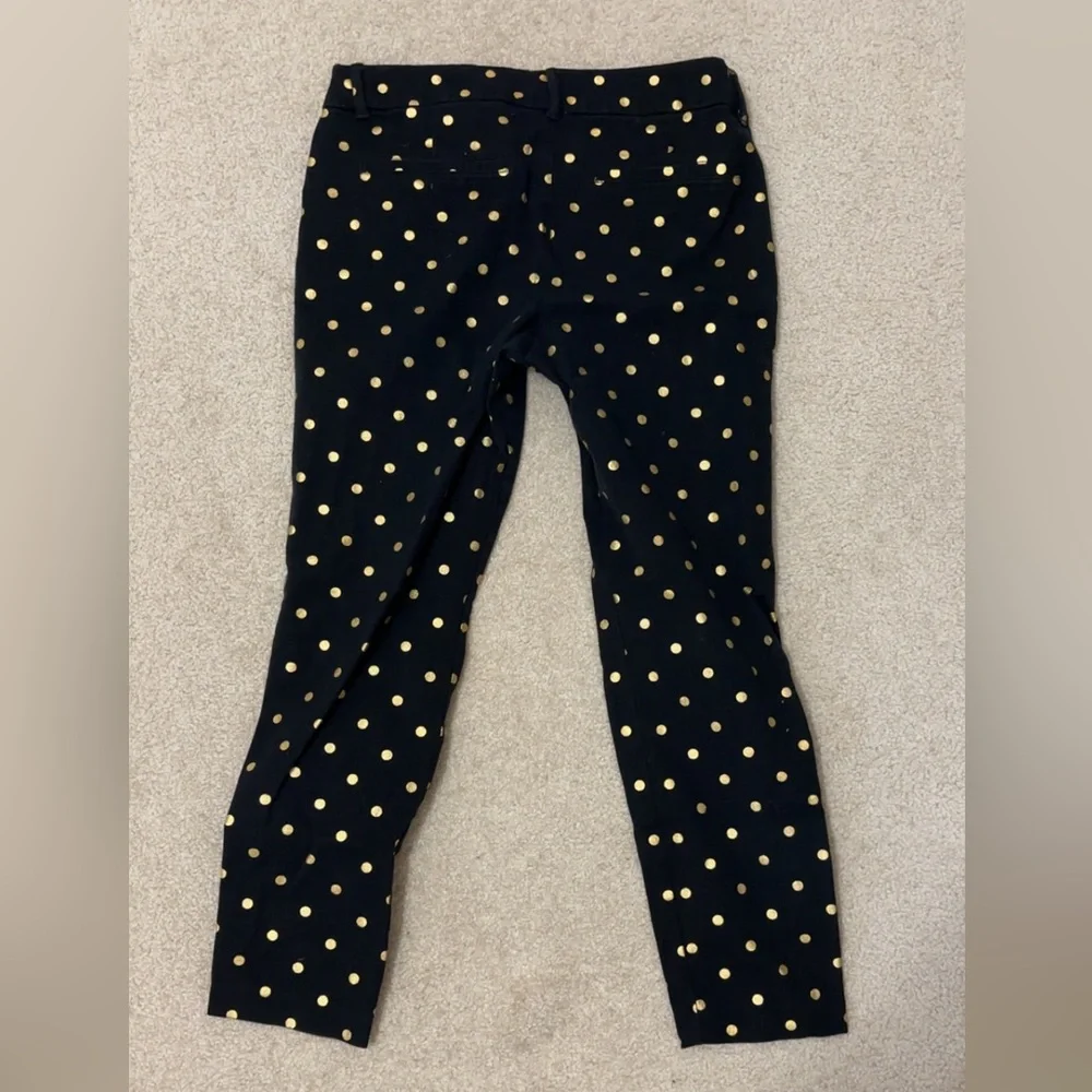 Old Navy Women’s Black Pixie Pants with Gold Dot Print - Picture 7 of 10